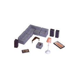 SALA CON MUEBLES ESCALA 1:50
