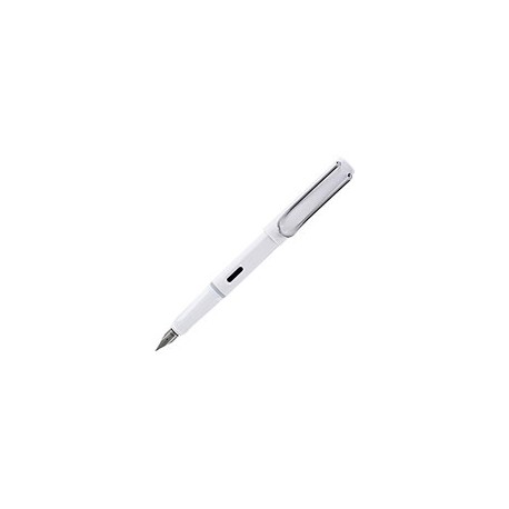 PLUMA FUENTE LAMY SAFARI PUNTO MEDIANO BLANC ...