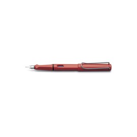 PLUMA FUENTE LAMY SAFARI PUNTO FINO ROJO