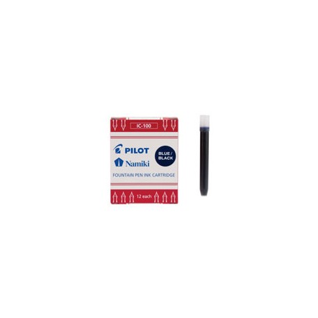 CARTUCHO DE TINTA PILOT PUNTO FINO CON 12 AZ ...