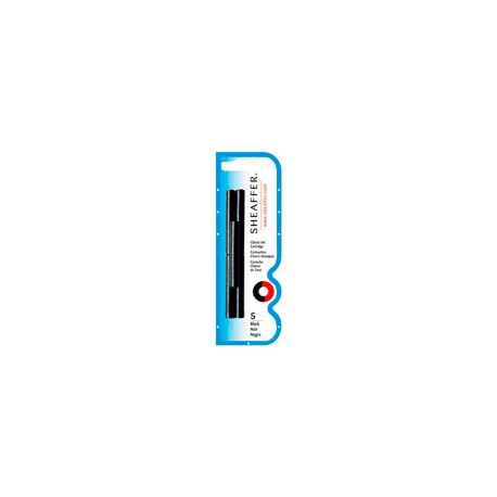 CARTUCHO DE TINTA SHEAFFER BLISTER CON 5
