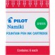 CARTUCHO DE TINTA PILOT PUNTO FINO CON 6 VER ...
