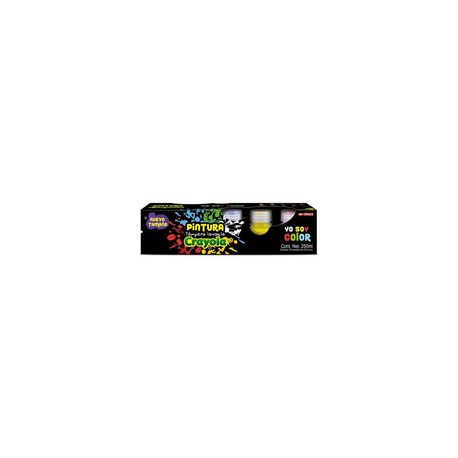 PINTURA TEMPERA CRAYOLA 54-2102 25ML PAQUETE ...