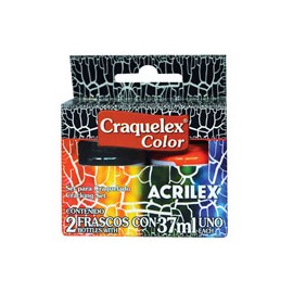 PINTURA ACRILEX CRAQUELEX 37ML CAJA CON 2