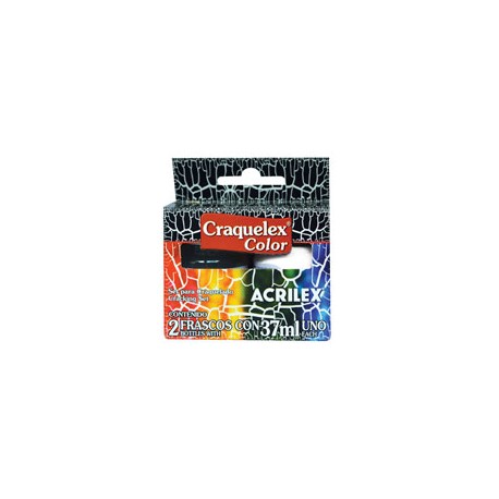 PINTURA ACRILEX CRAQUELEX 37ML CAJA CON 2