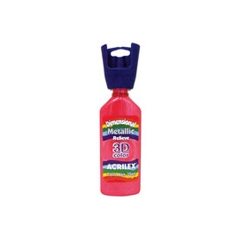 PINTURA DE RELIEVE ACRILEX METALLIC 35 ML