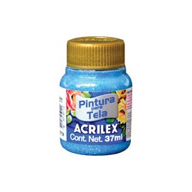 PINTURA PARA TELA ACRILEX GLITTER 37 ML