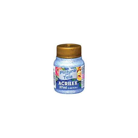 PINTURA PARA TELA ACRILEX GLITTER 37 ML