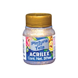 PINTURA PARA TELA ACRILEX METAL 37 ML