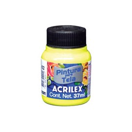 PINTURA PARA TELA ACRILEX FLUORESCENTE 37 ML