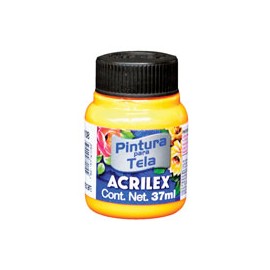 PINTURA PARA TELA ACRILEX FLUORESCENTE 37 ML