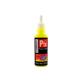 PINTURA TEXTIL POLICRAFT FLUORESCENTE 30 ML