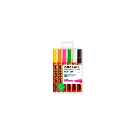 MARCADORES MOLOTOW ONE4ALL NEÓN DE 4 MM BLÍS ...