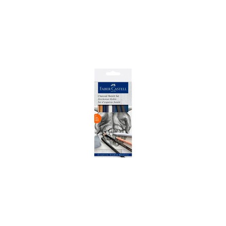 SET DE CARBONES FABER-CASTELL SKETCH CAJA CO ...