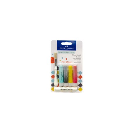 GELATOS FABER-CASTELL 121808 50S DINER