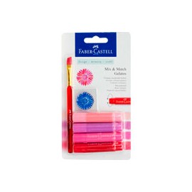 GELATOS FABER-CASTELL 121802 ROJO