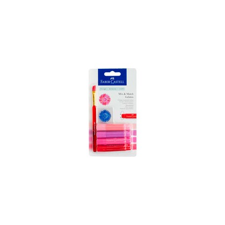 GELATOS FABER-CASTELL 121802 ROJO
