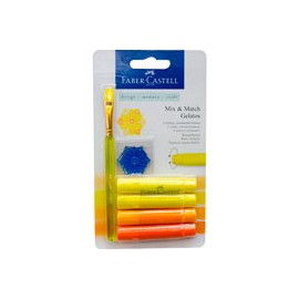 GELATOS FABER-CASTELL 121801 AMARILLO