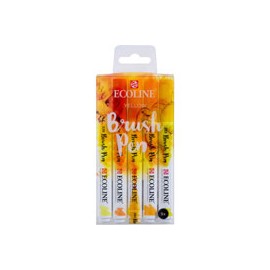 MARCADORES ECOLINE BRUSH PEN TONOS AMARILLOS ...