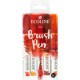 MARCADOR ECOLINE BRUSH PEN TONOS ROJOS PAQUE ...