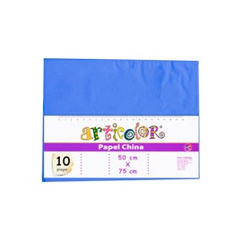 PAPEL CHINA ARTICOLOR DE 50X75 CM 22 G BOLSA ...