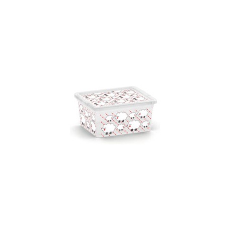 CAJA MULTIUSOS CVR CUTE ANIMALS 19.5X16.5X9. ...