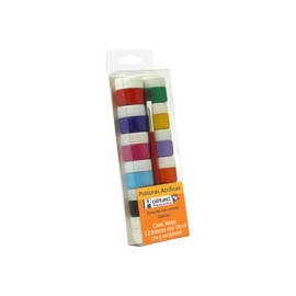 PINTURA ACRÍLICA POLITEC PAQUETE CON 12