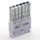 MARCADORES COPIC SKETCH SET COOL GREY CON 12