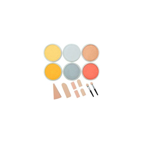 PAN PASTEL COLORES METÁLICOS PAQUETE CON 6