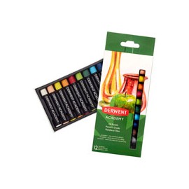 ÓLEO PASTEL DERWENT ACADEMY PAQUETE CON 12