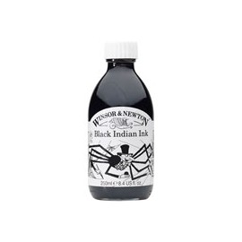 TINTA CHINA WINSOR AND NEWTON 250 ML NEGRO