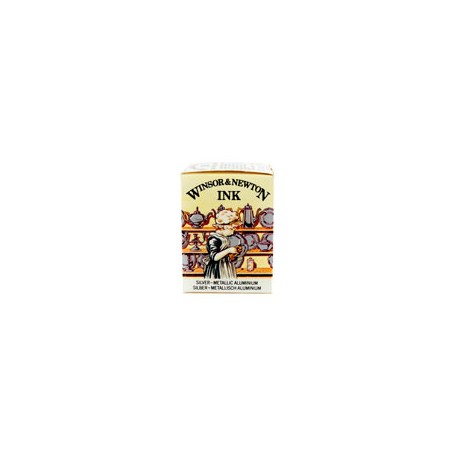 TINTA CHINA WINSOR AND NEWTON 30 ML PLATA