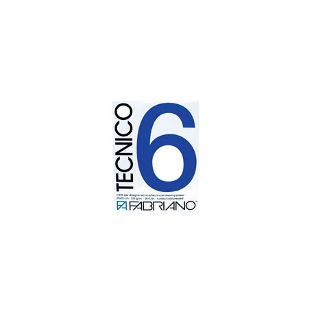 BLOCK FABRIANO TÉCNICO 6 RUGOSO 220 G 25X35  ...