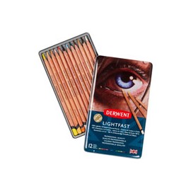 LÁPICES DERWENT LIGHTFAST PAQUETE CON 12