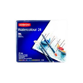 LÁPICES DE COLORES DERWENT WATERCOLOUR CON 2 ...