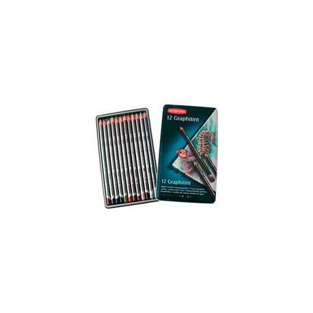 LÁPICES DE GRAFITO DERWENT GRAPHITINT CON 12