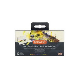 ACUARELAS DERWENT INKTENSE CAJA CON 12 PASTI ...