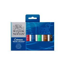 ESTUCHE DE ACUARELAS COTMAN 635 8ML