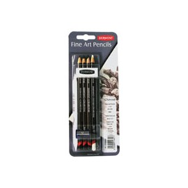 LÁPICES DE CARBÓN DERWENT CHARCOAL CON 9