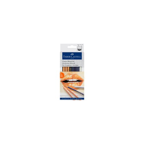 LÁPICES FABER-CASTELL SKETCH CLASSIC CON 6