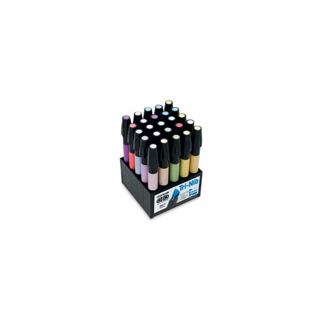 MARCADORES CHARTPAK F-PASTEL SET CON 25