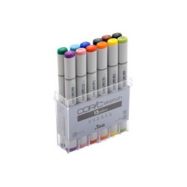 MARCADORES COPIC SKETCH SET CON 12