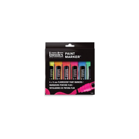 MARCADORES LIQUITEX PAINT 15 MM CON 6