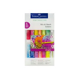 GELATOS FABER-CASTELL 121813 BRIGHTS CON 15