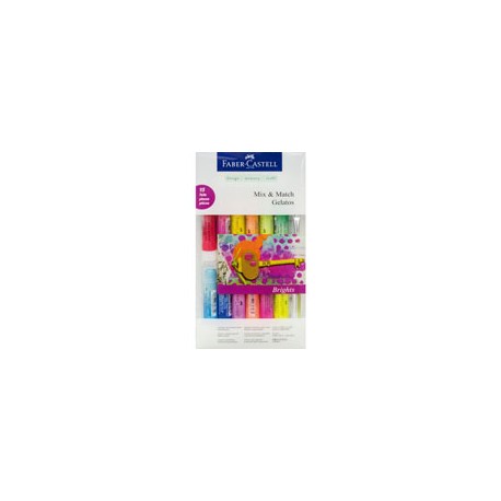 GELATOS FABER-CASTELL 121813 BRIGHTS CON 15