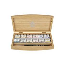 ESTUCHE DE MADERA DE ACUARELAS SCHMINCKE HOR ...