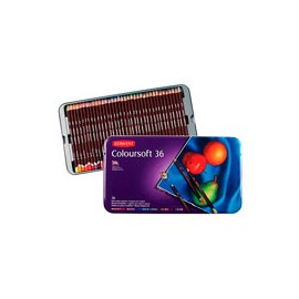 LÁPICES DE COLORES DERWENT COLOURSOFT CON 36