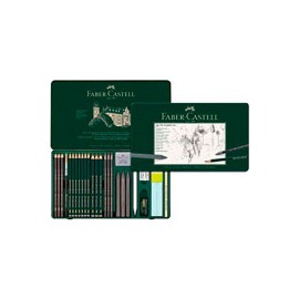 ESTUCHE FABER-CASTELL PIT MONOCHROME CON 26