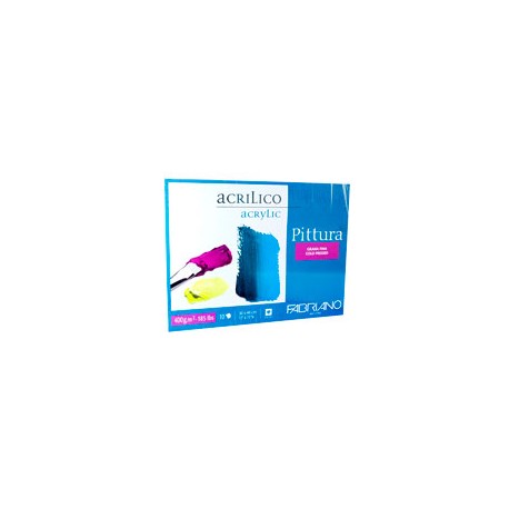 BLOCK PARA ACRÍLICO FABRIANO PITTURA 400 G 3 ...