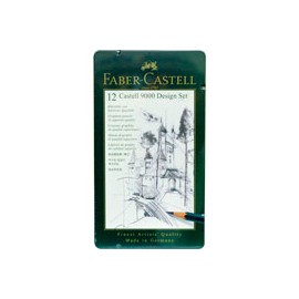 LÁPICES FABER-CASTELL 9000 DESIGN SET CON 12